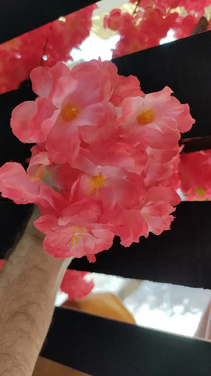 درختچه گل تزیینی|گل مصنوعی|بهارستان, |دیوار