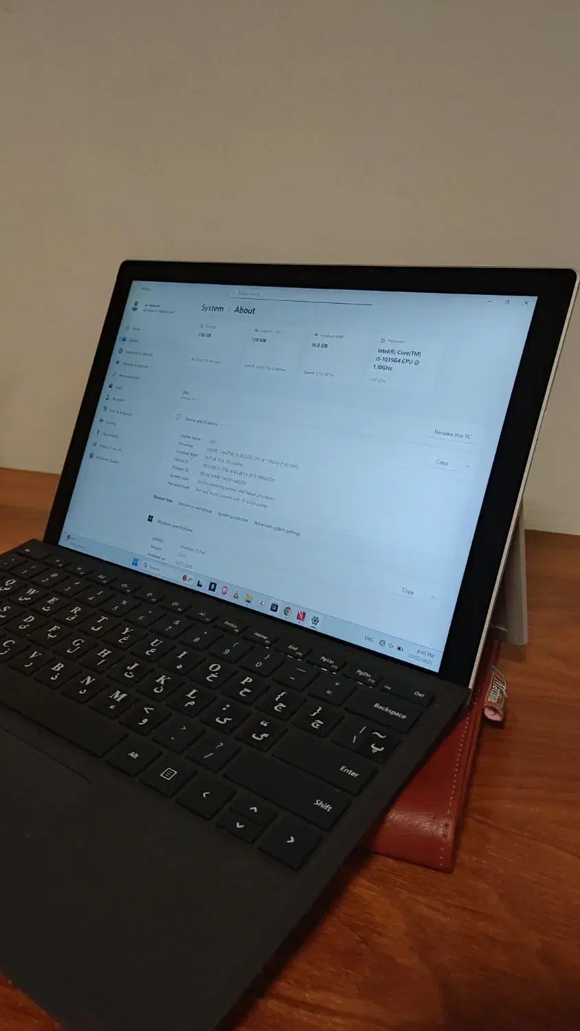 سرفیس پرو 7 surface pro با قلم و گارد|رایانه همراه|تهران, امیرآباد|دیوار