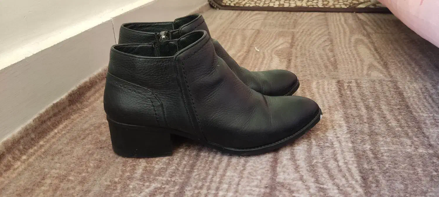 نیم بوت چرم طبیعی|کیف، کفش، کمربند|قزوین, |دیوار