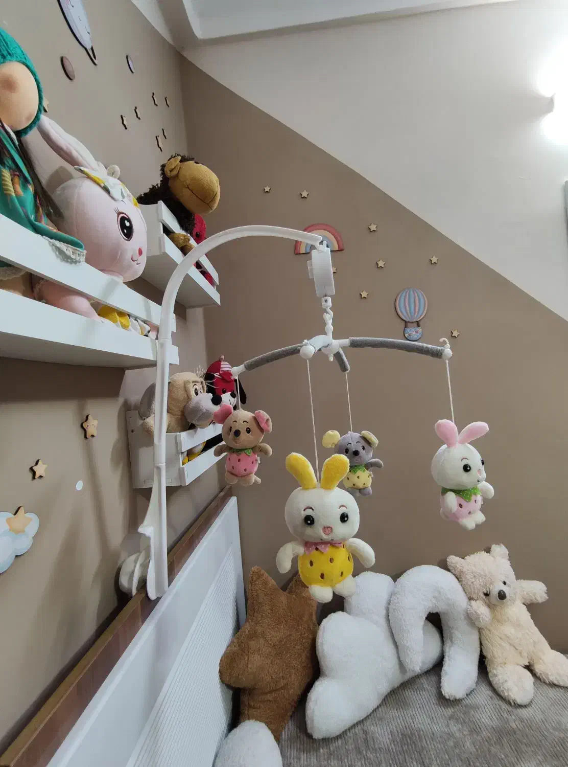 آویز موزیکال تخت کودک|اسباب و اثاث بچه|گرگان, |دیوار