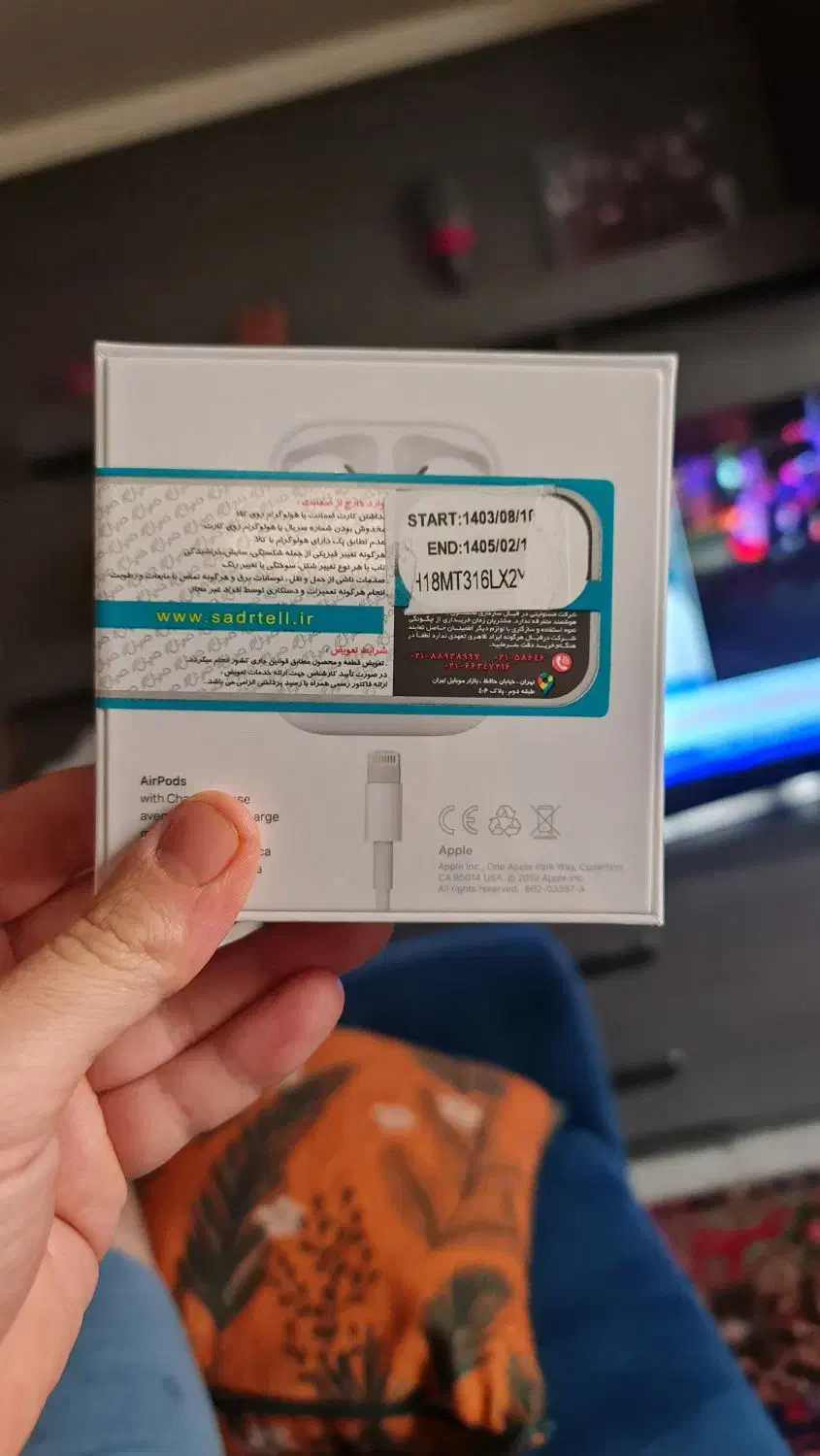 airpods 2 آیفون اصل با گارانتی معتبر نو|لوازم جانبی موبایل و تبلت|تهران, دریا|دیوار