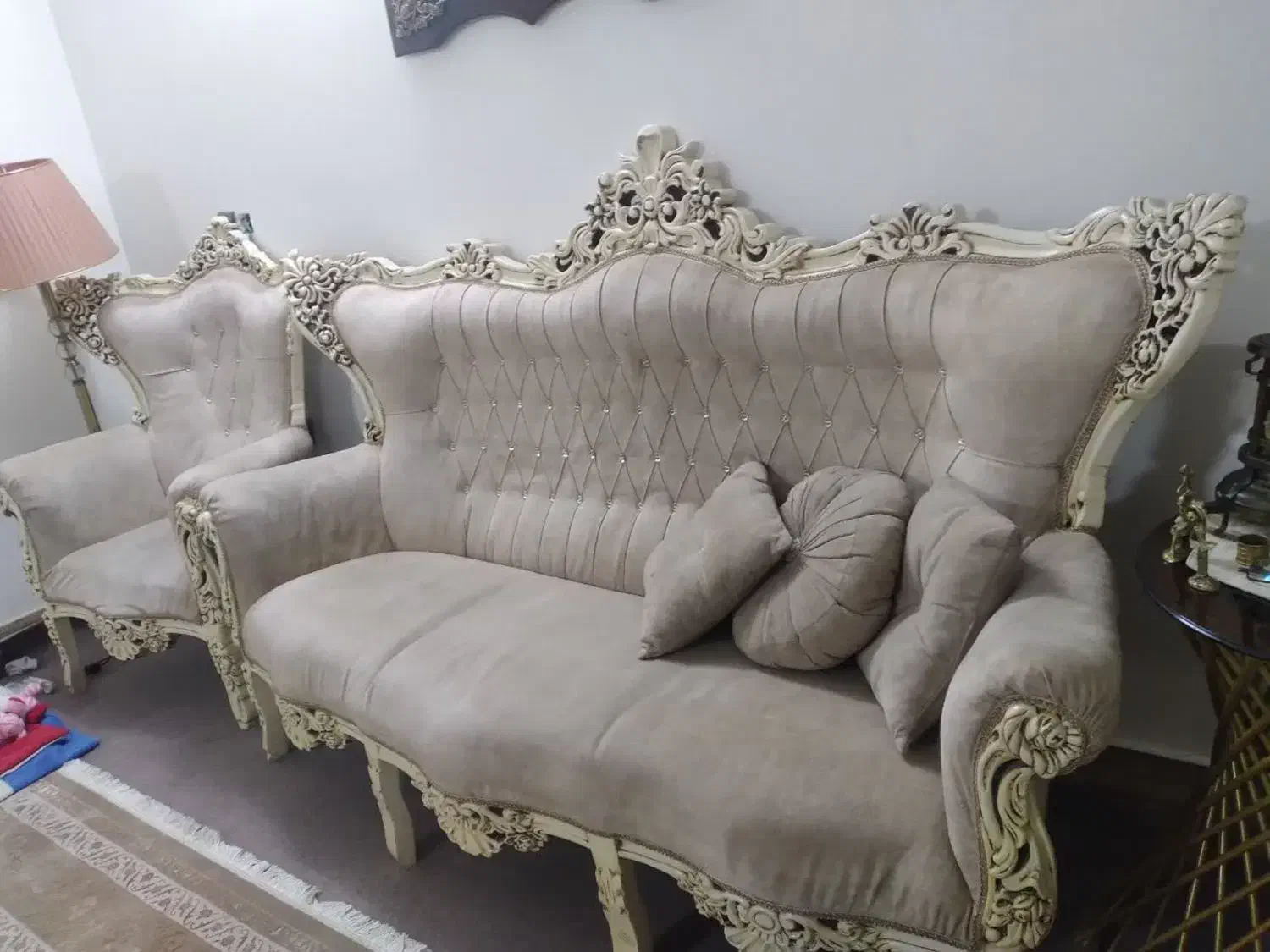 مبل ۹ نفره|مبلمان خانگی و میز عسلی|قم, شهر قائم|دیوار