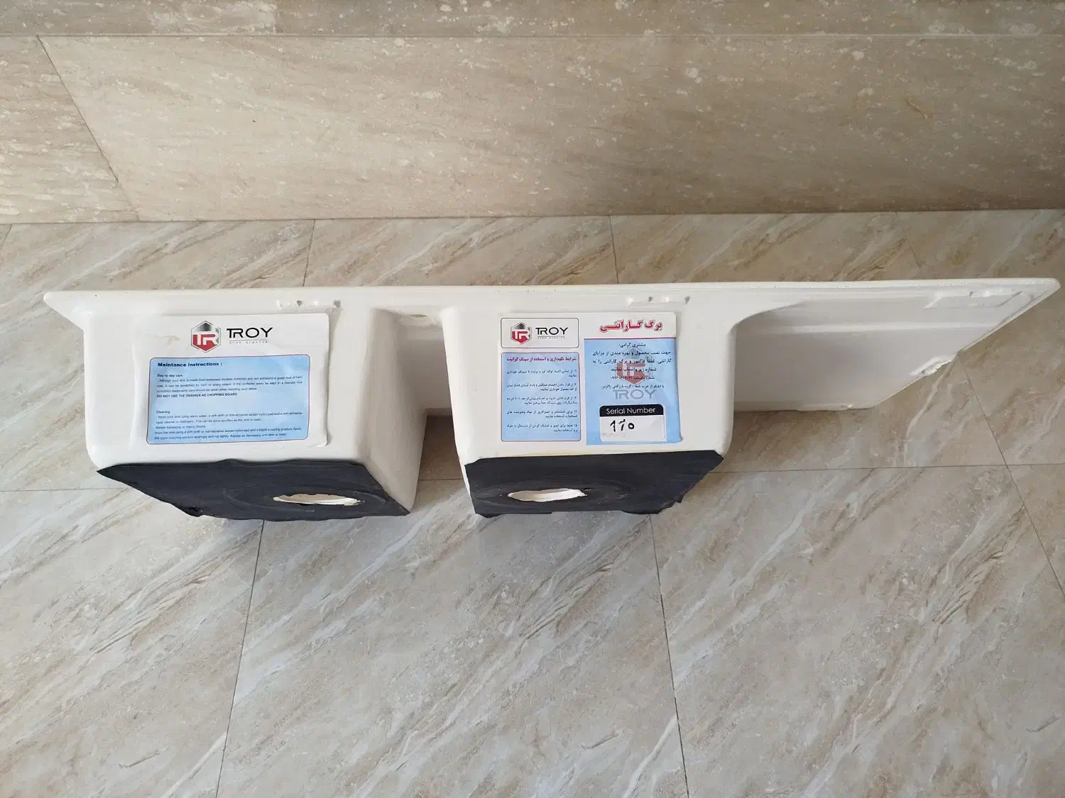 سینگ ظرف شویی|آب‌چکان و نظم‌دهنده ظروف|سقز, |دیوار