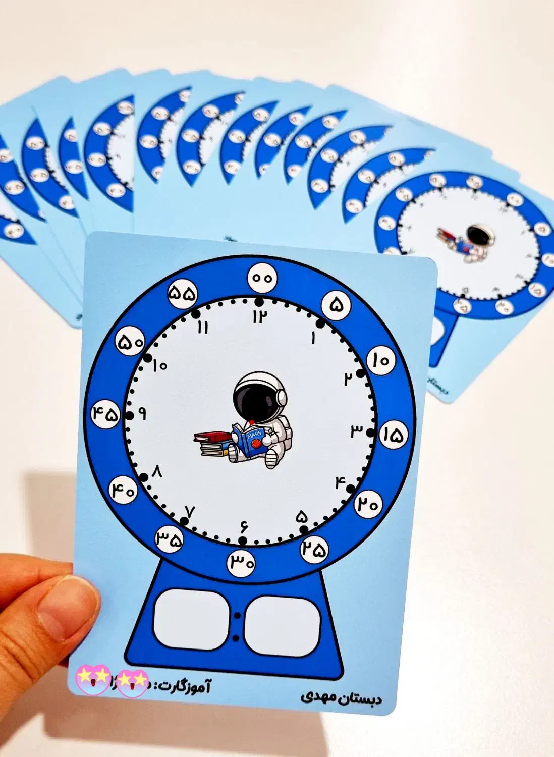 ساعت وایتبردی (قابل نوشتن با ماژیک)|لوازم التحریر|جلفا, |دیوار