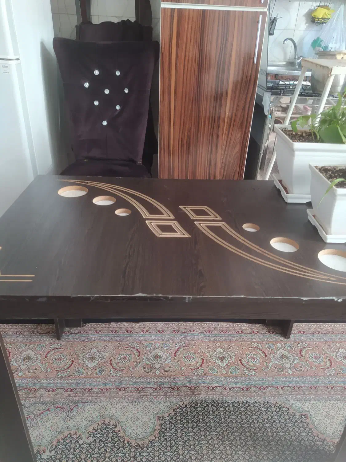 بوفه میز تلویزیون میز ناهار خوری و آینه کنسول|بوفه، ویترین، کنسول|اردبیل, |دیوار