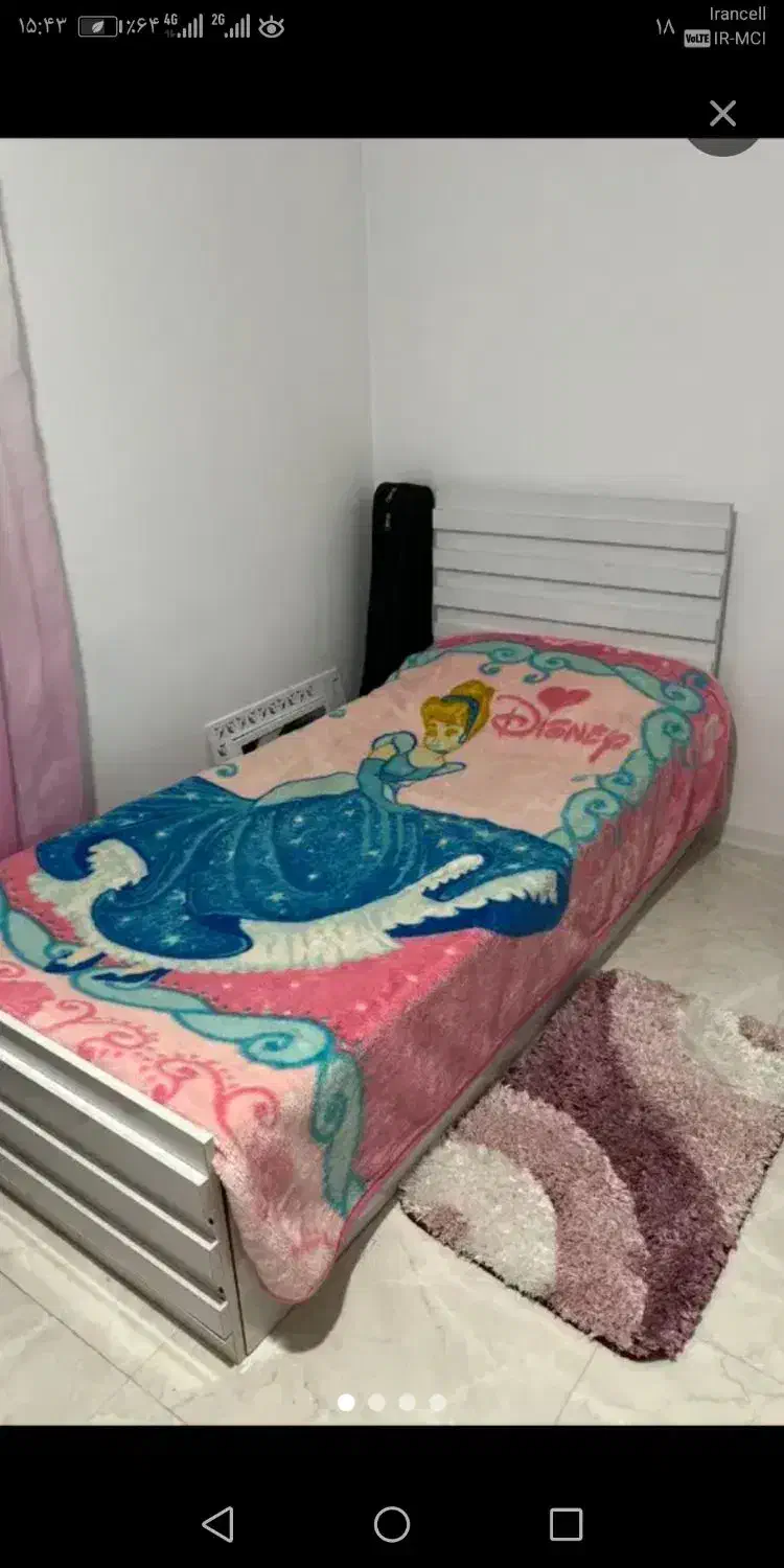 تخت ومیز تحریر|تخت و سرویس خواب|رودهن, |دیوار