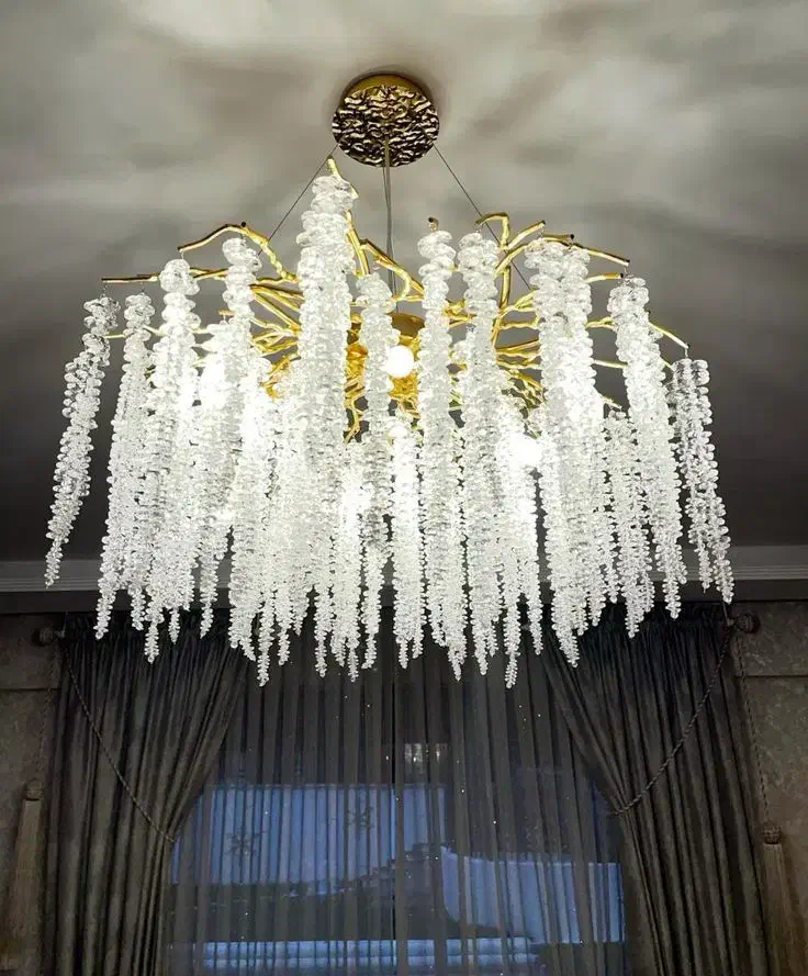 لوستر تمام کریستال ، ست کامل ،لوستر درختی|لوستر و چراغ آویز|تهران, لاله زار|دیوار