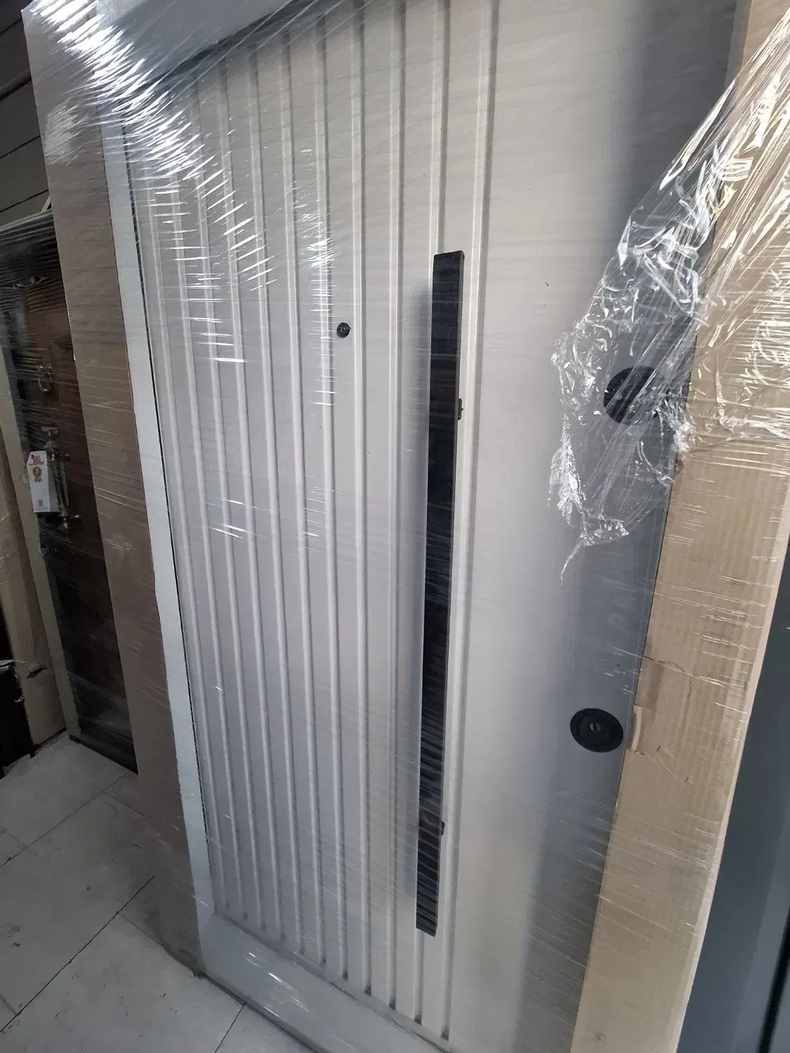 درب ضدسرقت روکش راش و فلزی|مصالح و تجهیزات ساختمان|زنجان, |دیوار