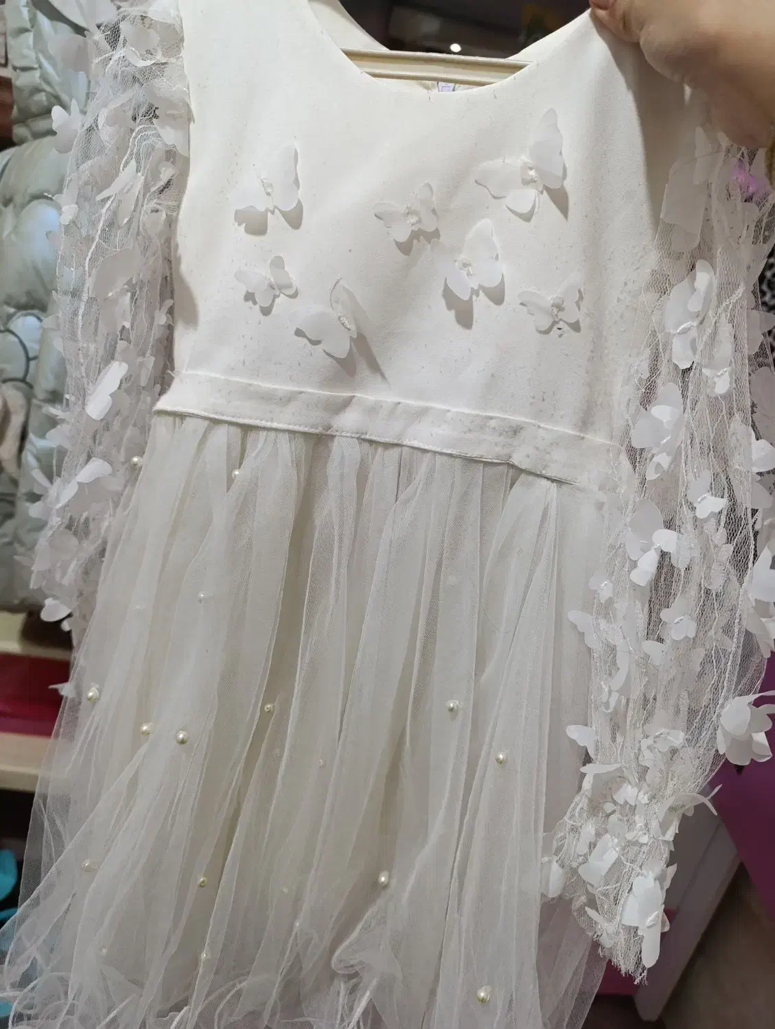 پیراهن توری دخترانه|کفش و لباس بچه|تبریز, |دیوار