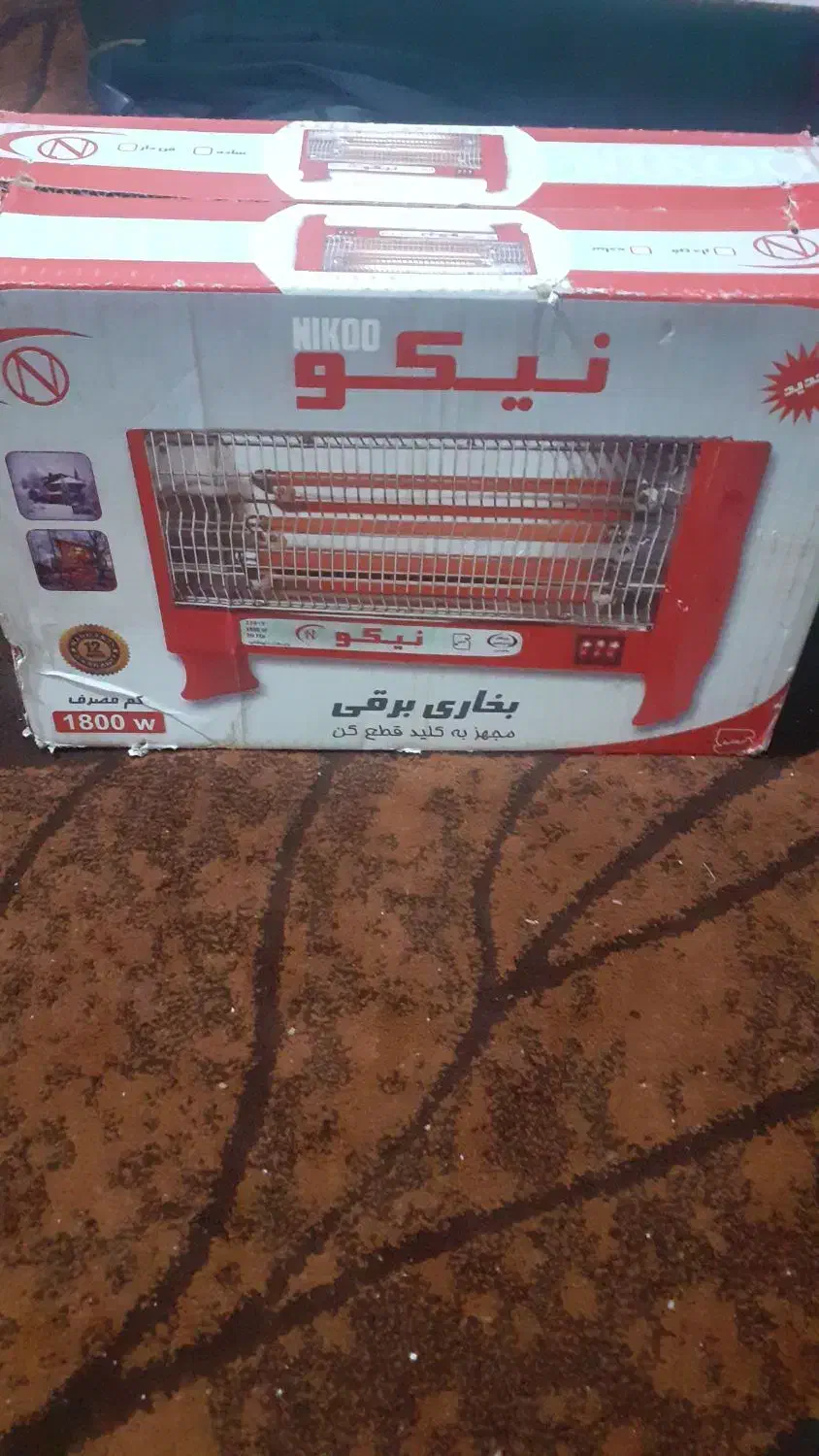 بخاری برقی ۳شعله|بخاری، هیتر، شومینه|اهواز, کوروش|دیوار