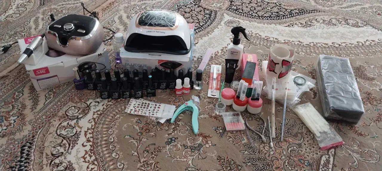 لوازم کاشت ناخن|آرایشی، بهداشتی، درمانی|نمین, |دیوار