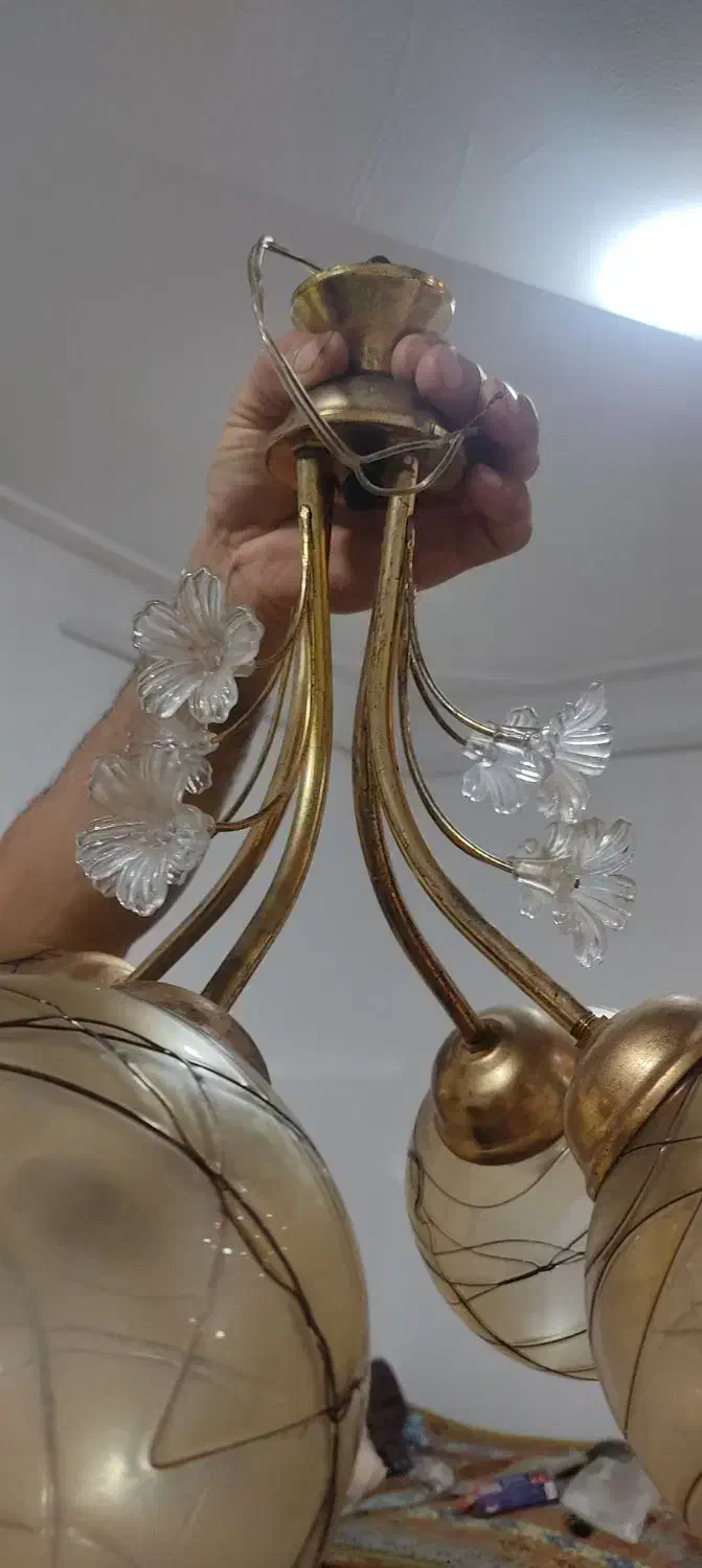 لوستر|لوستر و چراغ آویز|رشت, سیا اسطلخ|دیوار