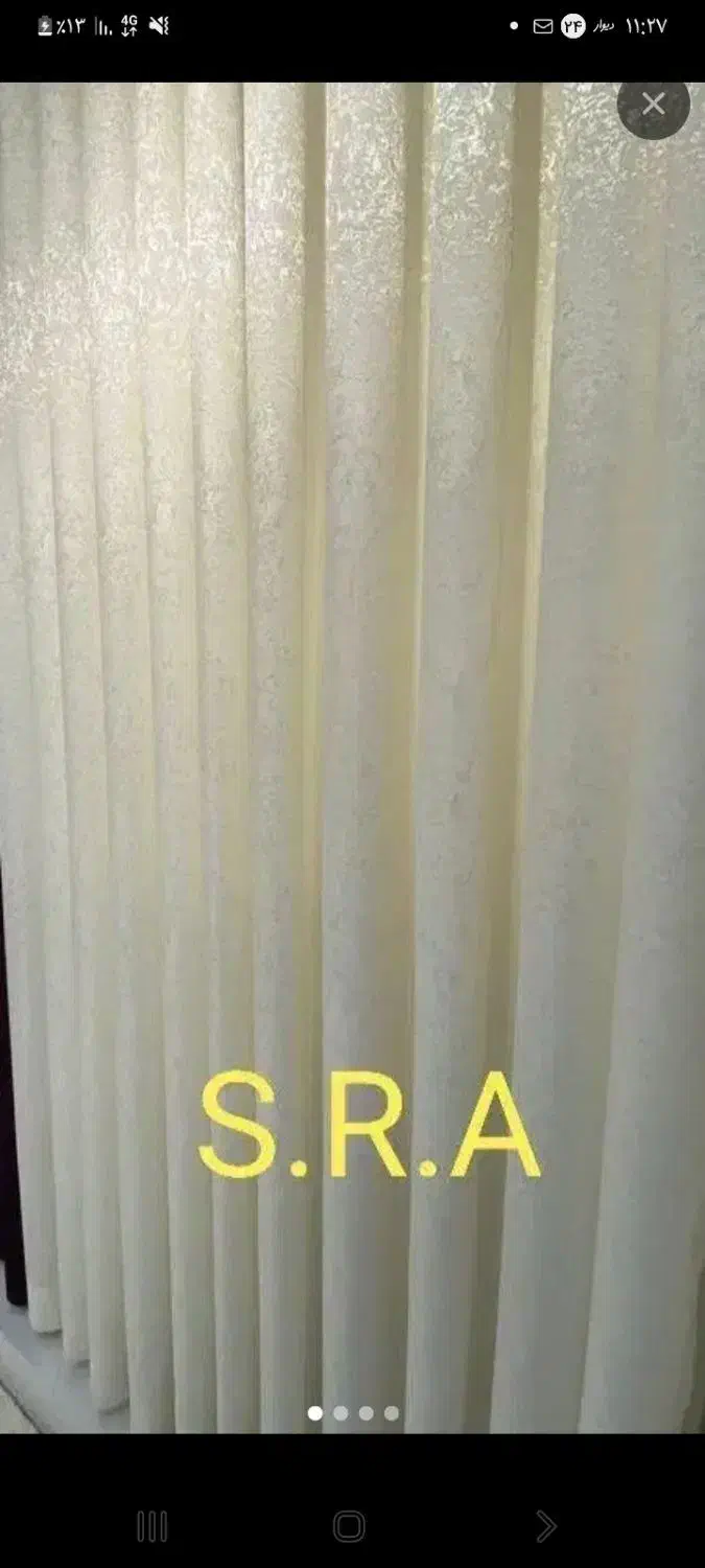 پرده شاین دار ترک|پرده، رانر، رومیزی|کاشان, شهرک امیرالمومنین|دیوار