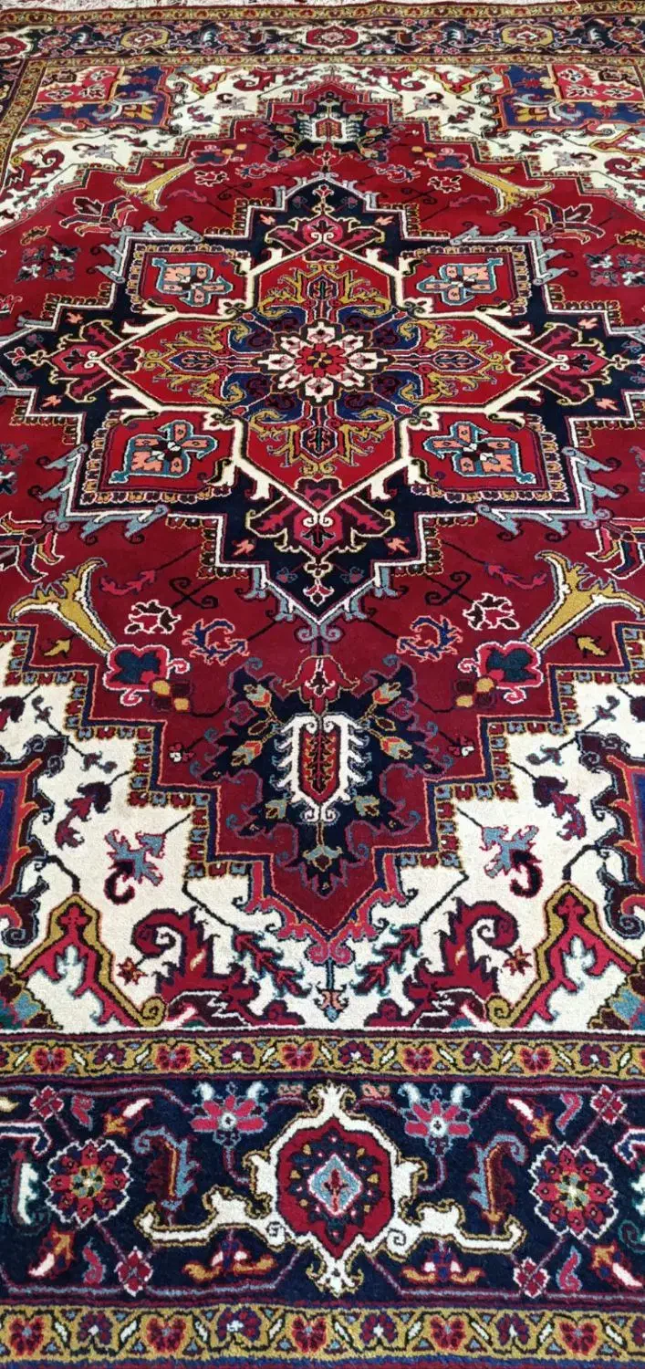 فرش دستباف ۹ متری هریس تاجری|فرش|خواجه, |دیوار