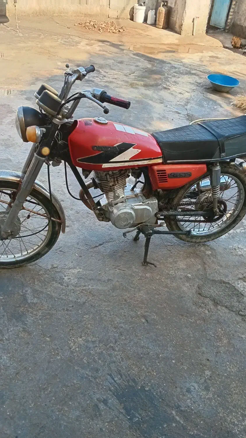 موتور تمیز مزایده ۱۲۵ سی جی|موتورسیکلت|دهلران, |دیوار