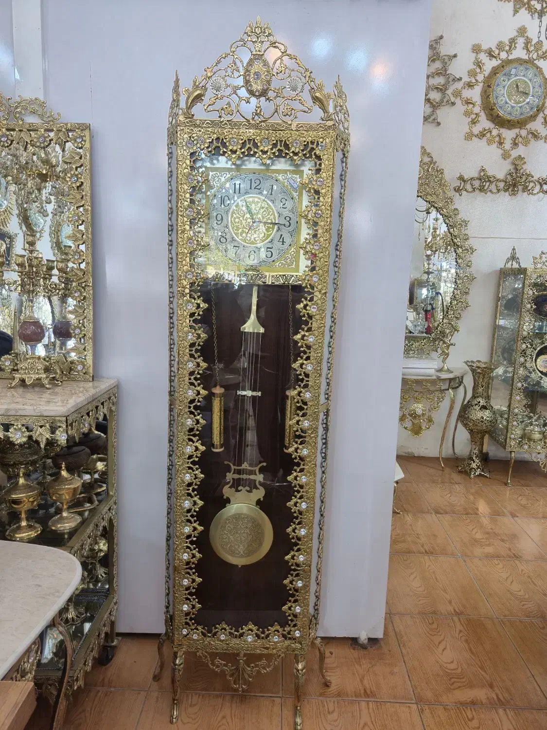 ساعت ایستاده برنزی|ساعت دیواری و تزئینی|کرمانشاه, |دیوار