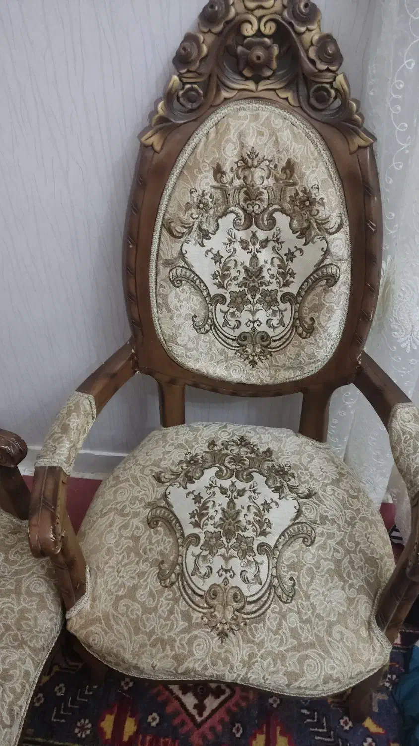 مبل سلطنتی چوب گردو|مبلمان خانگی و میز عسلی|مراغه, |دیوار