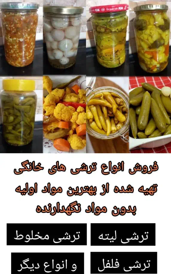 انواع ترشی|خوردنی و آشامیدنی|فیروزآباد (فارس), |دیوار
