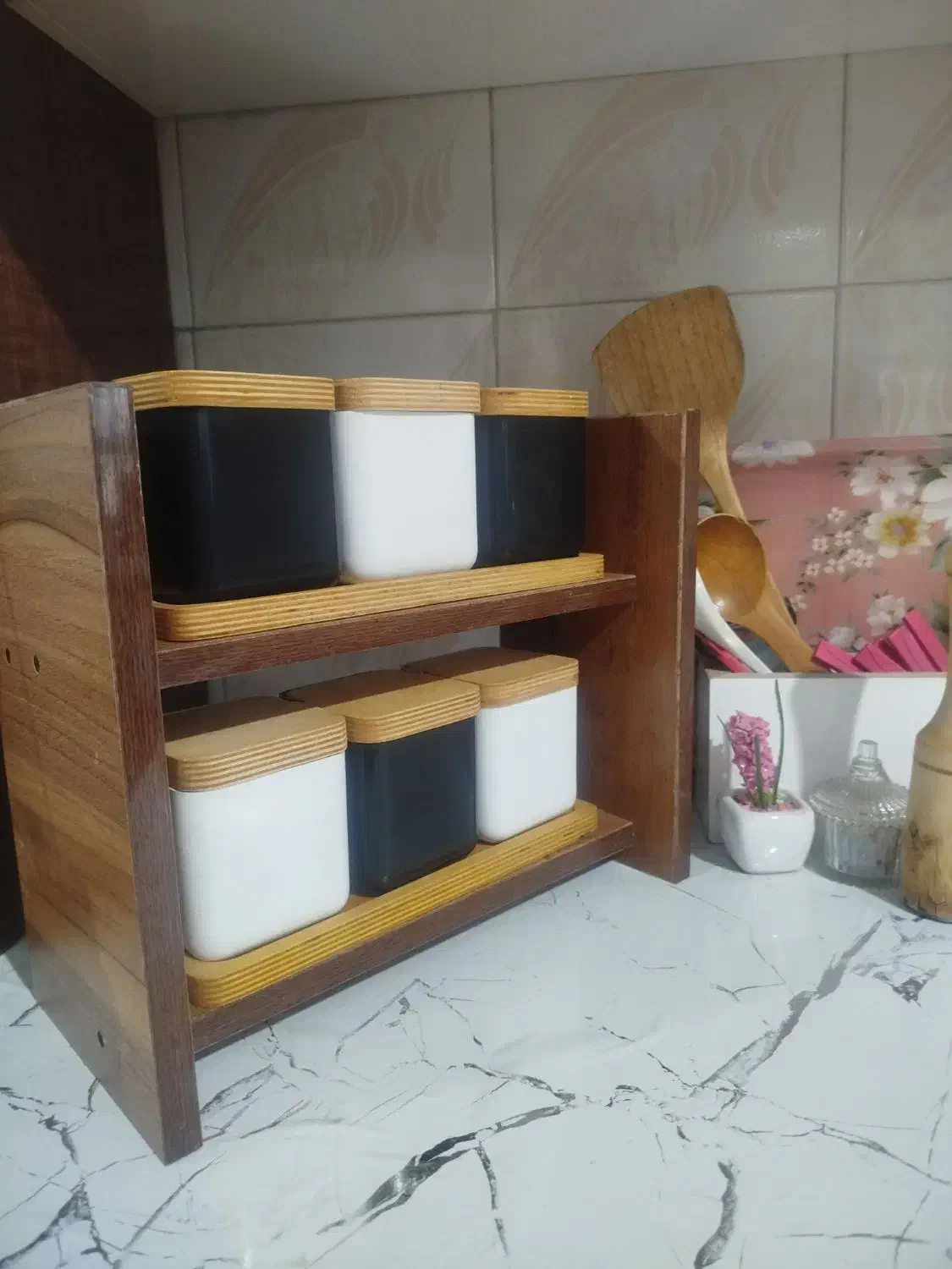 جا ادویه ای با استند ام دی اف|ظروف سرو و پذیرایی|زاهدان, |دیوار