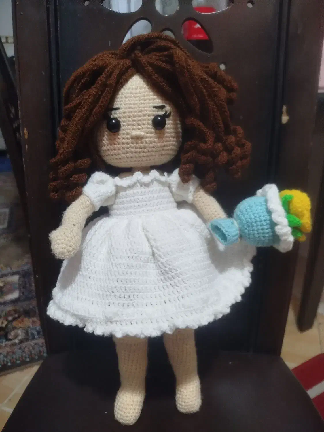 عروسک دستبافت قابل شستشو خوشگل. تقریبا ۳۸ سانت|اسباب‌‌بازی|قوچان, |دیوار