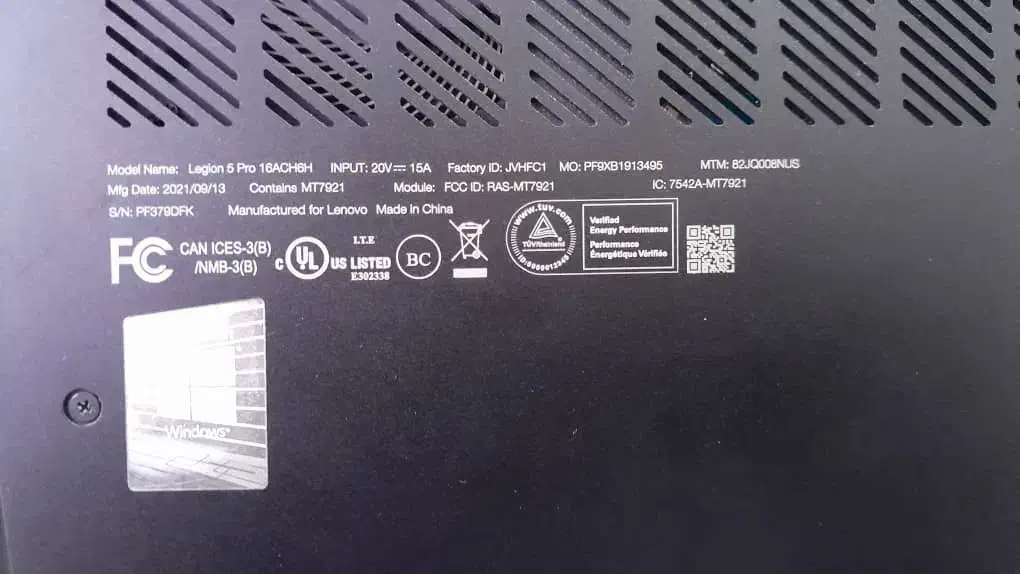 Legion 5 Pro R7(5800H) 32GB 1TB SSD RTX 3070|رایانه همراه|تهران, علم و صنعت|دیوار