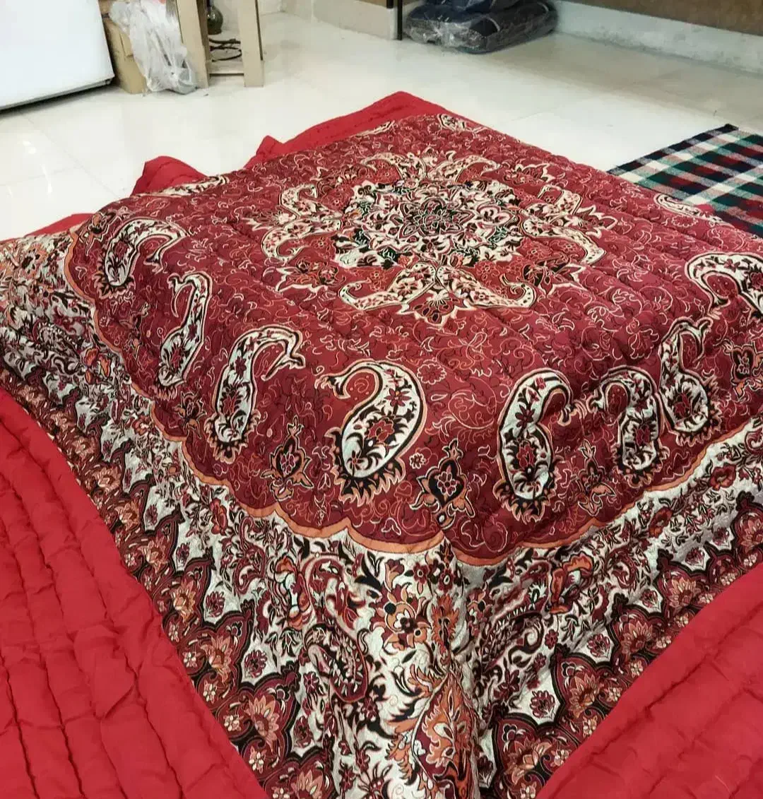لحاف کرسی شعبانی 4 × 4 دست دوز کامل با لوازمات فول|رختخواب، بالش، پتو|تهران, شهرک ولیعصر جنوبی|دیوار