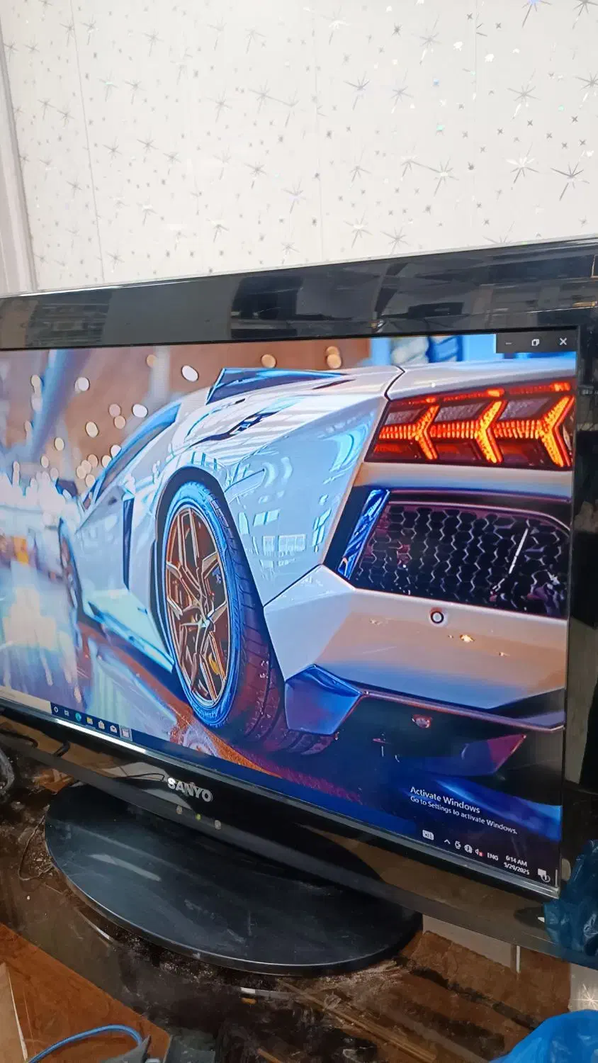 ال سی دی سانیو 24 اینچ|تلویزیون و پروژکتور|کرمانشاه, |دیوار