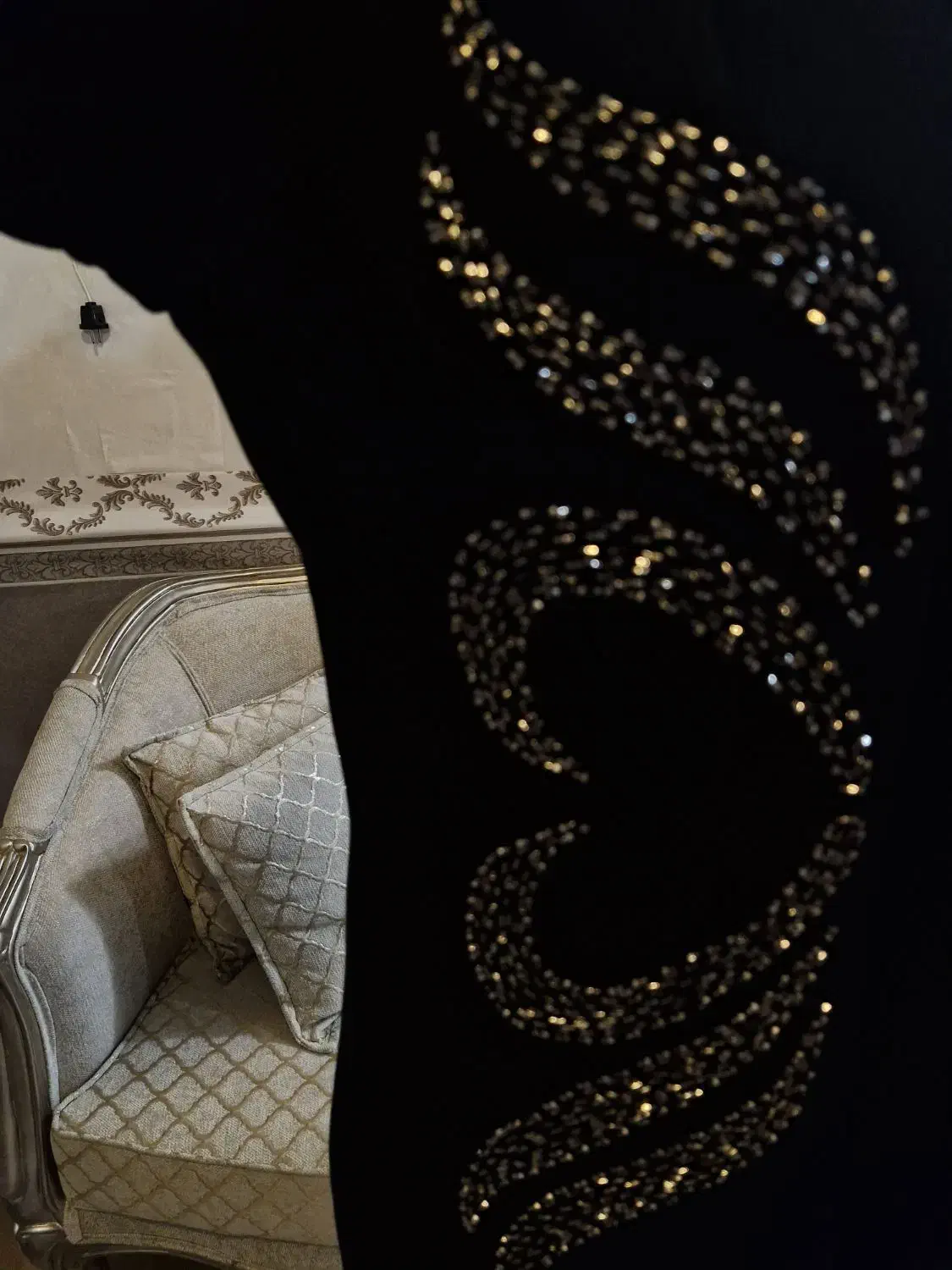 مانتو مزونی جواهردوزی شده|لباس|مشهد, کوشش|دیوار