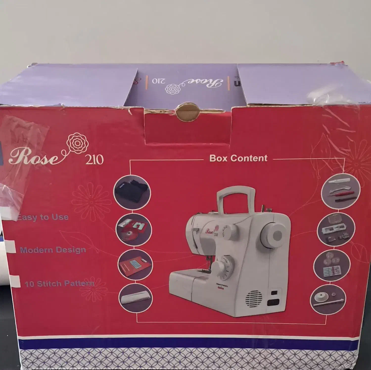 چرخ خیاطی نو.|چرخ خیاطی و ریسندگی|شیراز, ریاستی|دیوار