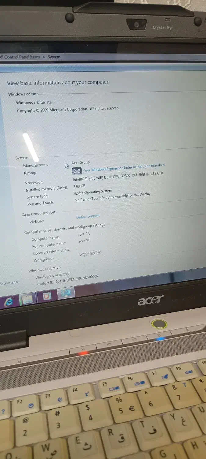 لب تاپ acer|رایانه همراه|تهران, توحید|دیوار