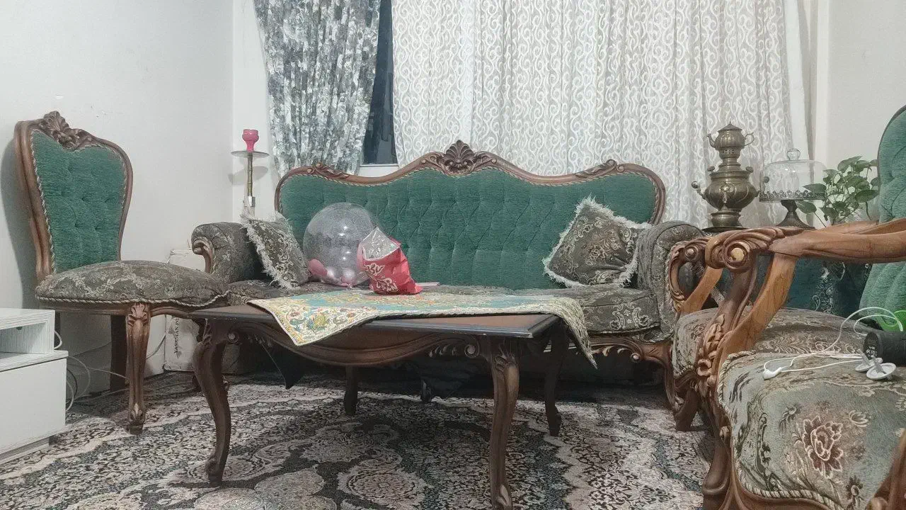 مبل  استیل چوب راش|مبلمان خانگی و میز عسلی|تهران, بهداشت|دیوار