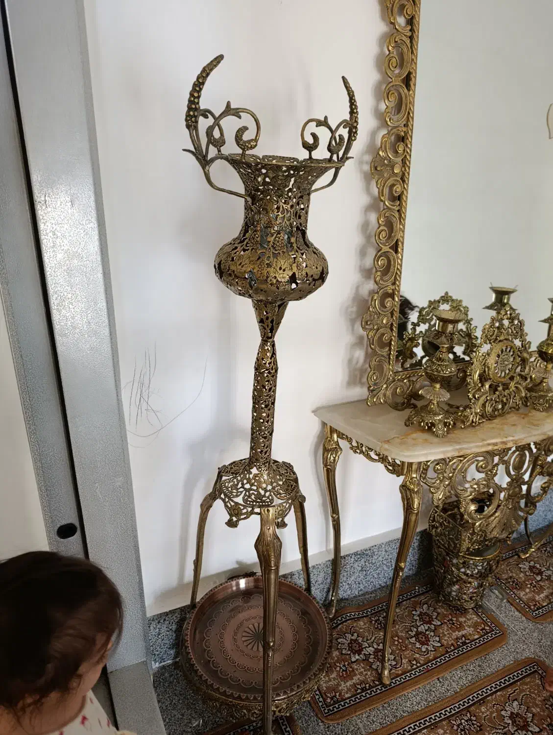 گلدان برنز|صنایع دستی و سایر لوازم تزئینی|ماکو, |دیوار