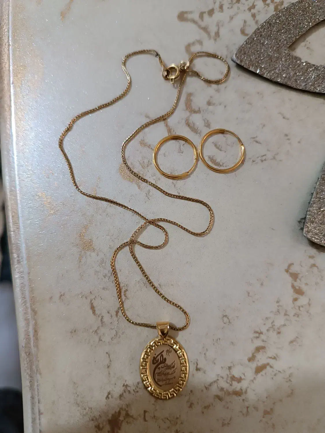 پلاک زنجیر|جواهرات|ملایر, |دیوار