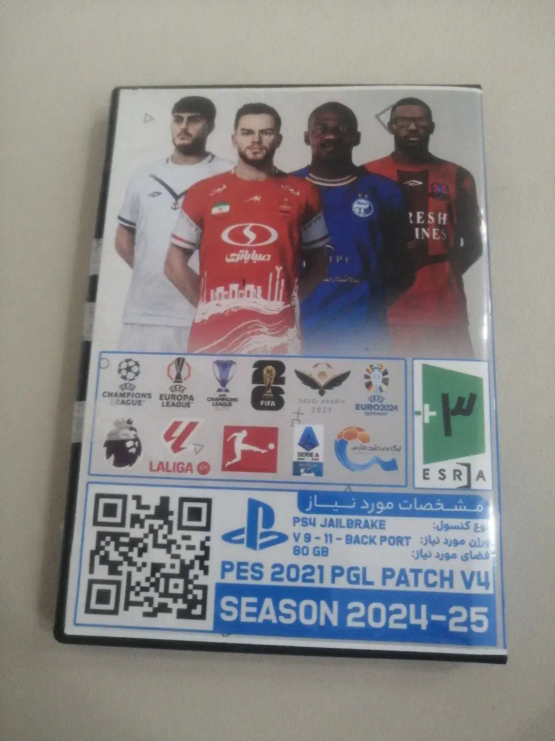 بازی  پچ پی جی ال ۴ ps4 کپی همراه با لیگ ایران|کنسول، بازی ویدئویی و آنلاین|بندر امام خمینی, |دیوار