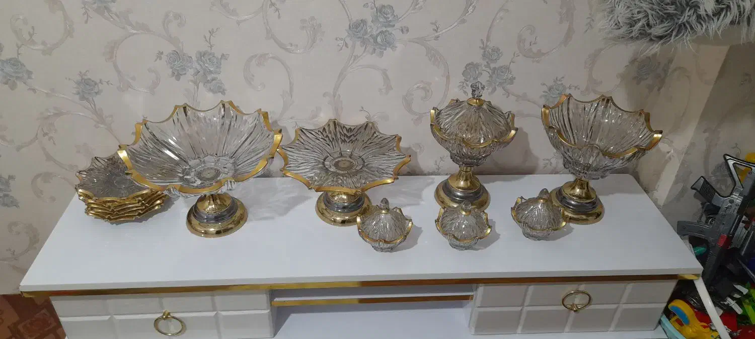 سرویس پذیرایی کریستال برنز|ظروف سرو و پذیرایی|اهر, |دیوار