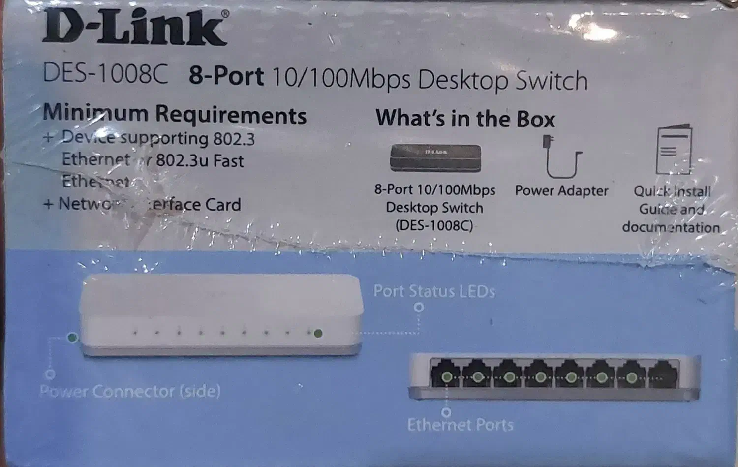 سوئیچ ۸ پورت d link|مودم و تجهیزات شبکه|گرگان, |دیوار