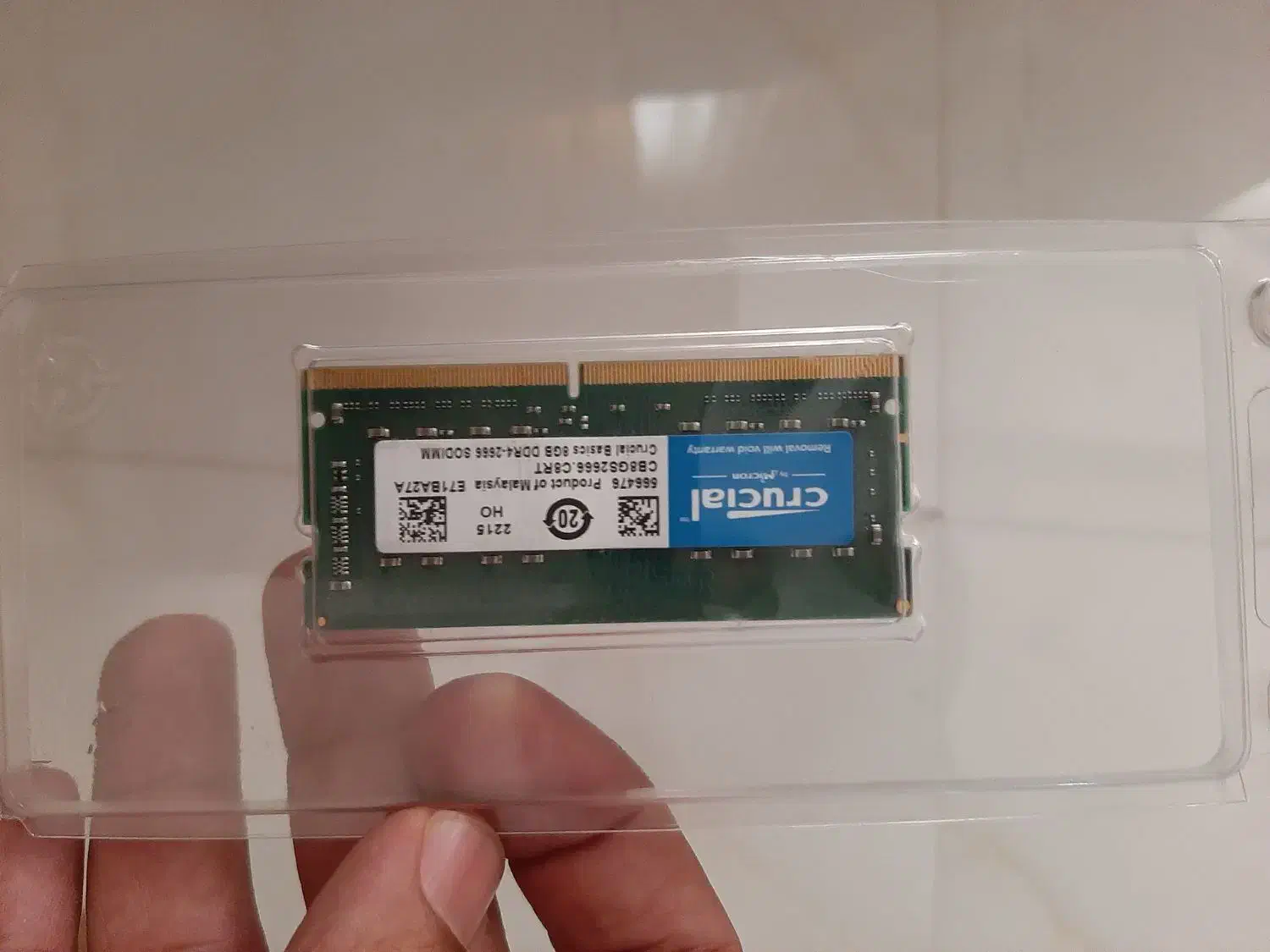 فروش رم ۸ گیگ لپ تاپ برند کروشیال DDR4  2666|قطعات و لوازم جانبی رایانه|بندرعباس, |دیوار