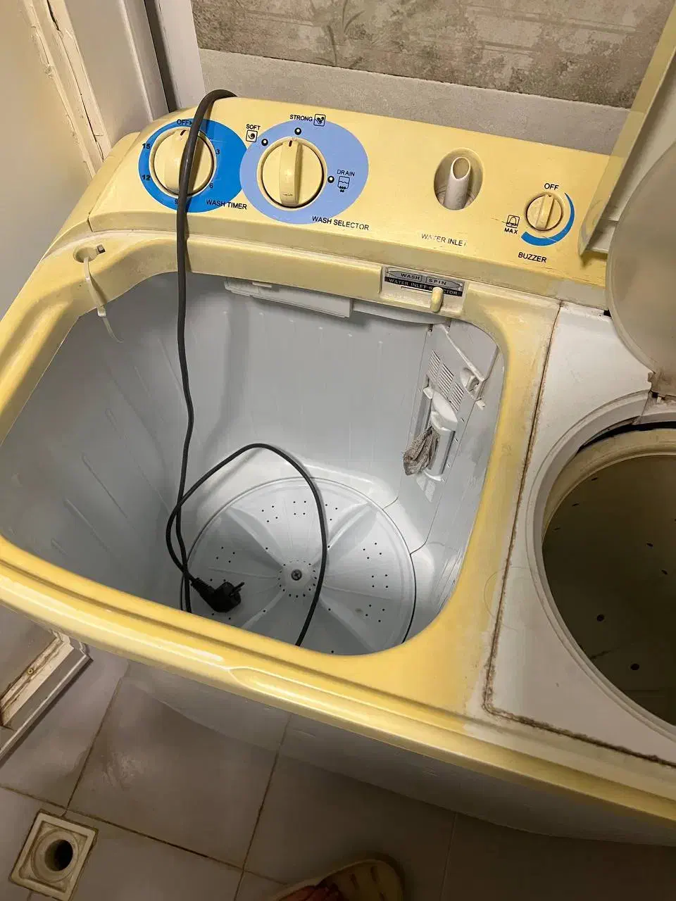 کهنه شور و لباسشویی دو قلو هایر|ماشین لباسشویی و خشککن لباس|تبریز, |دیوار