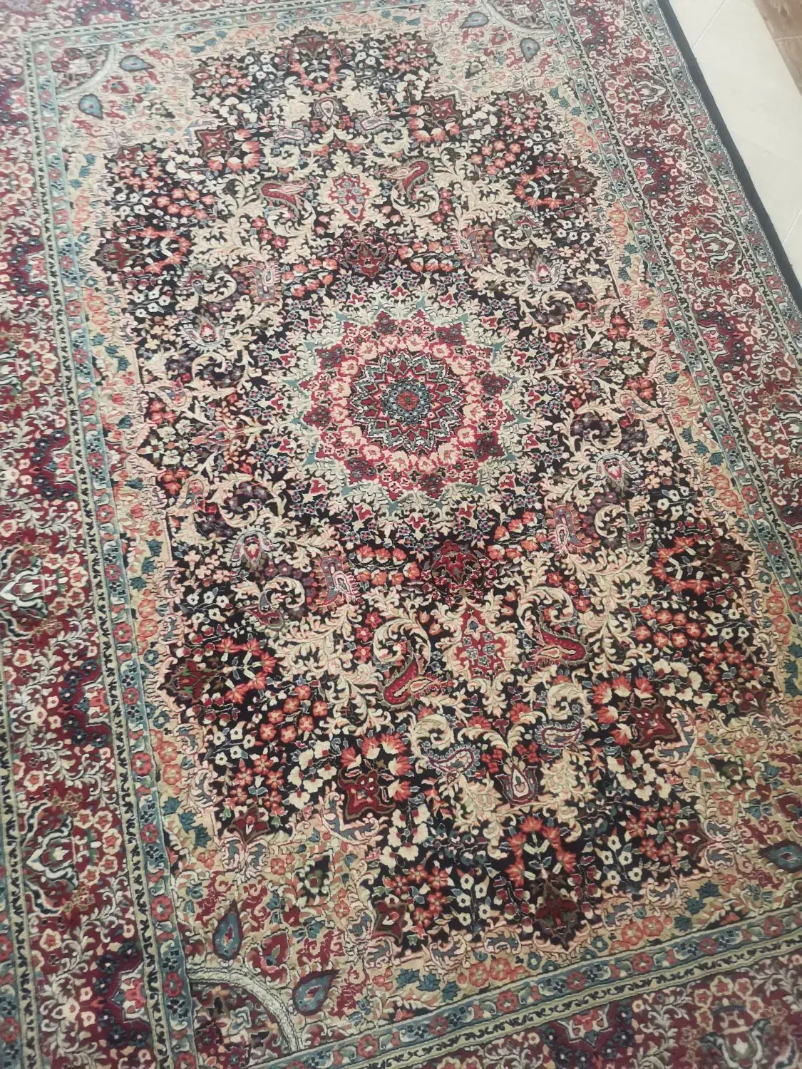 دو عدد قالی سرام ماشینی|فرش|کرمان, |دیوار