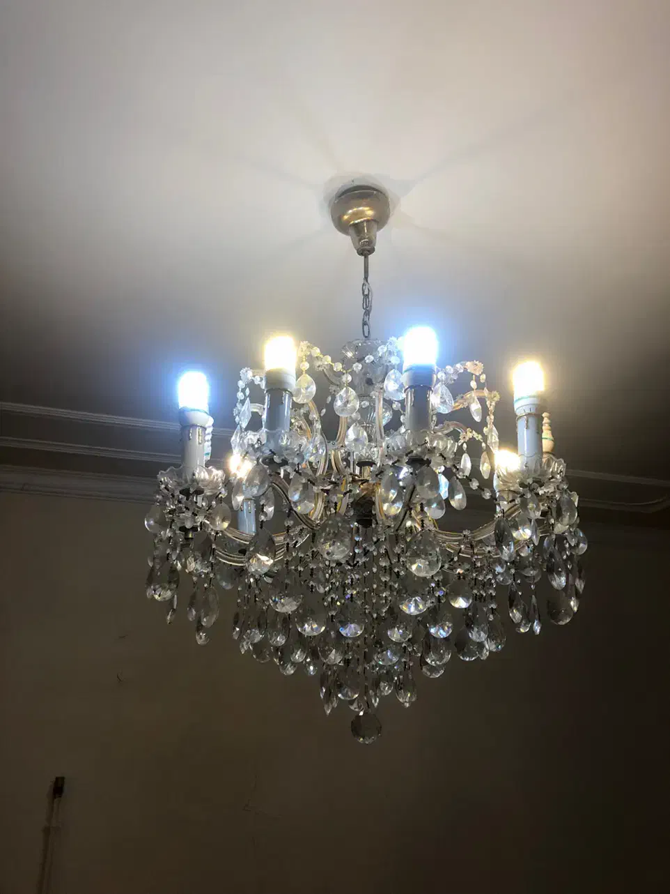 لوستر کریستال|لوستر و چراغ آویز|تبریز, |دیوار