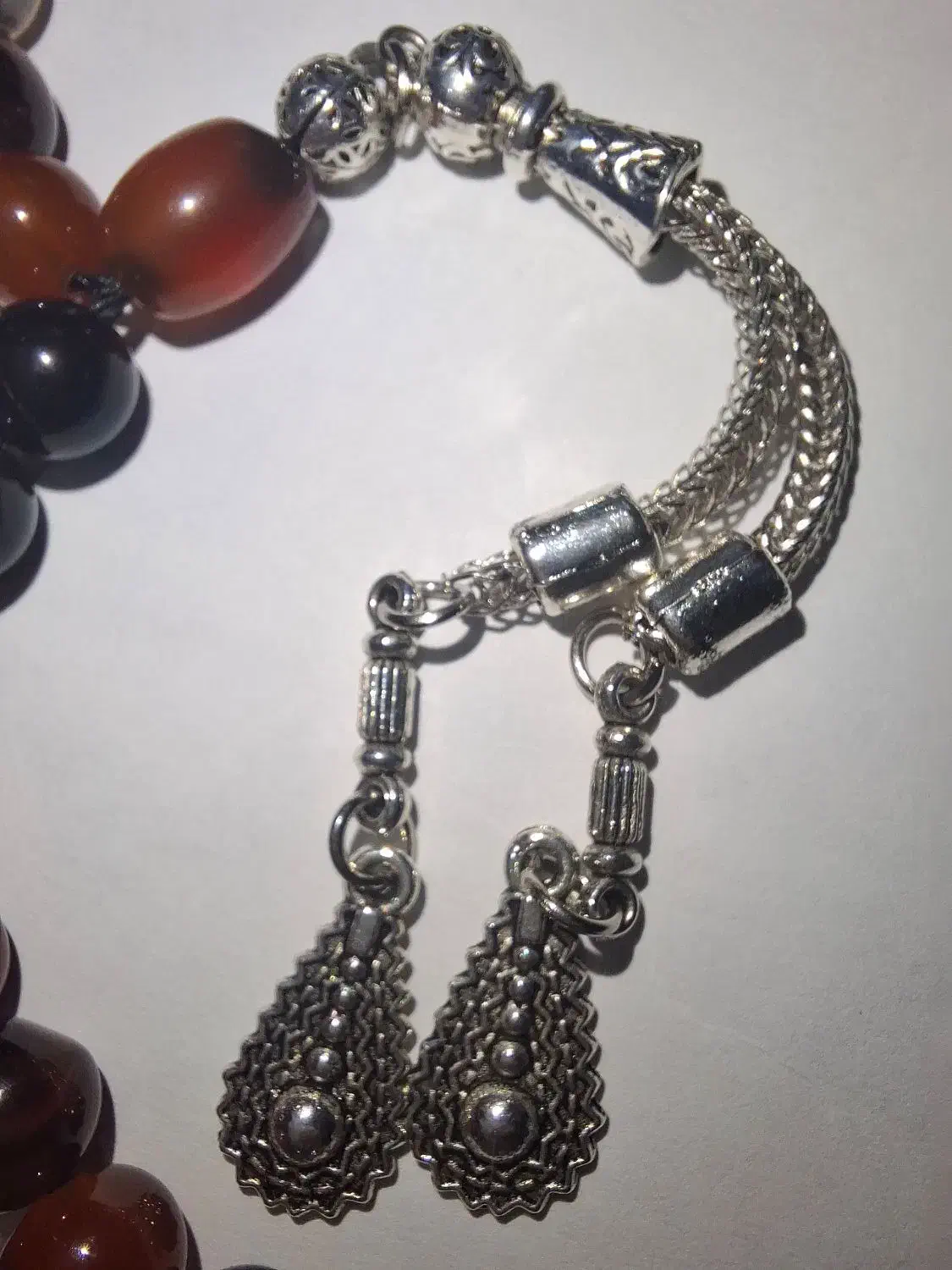 تسبیح عقیق سلیمانی با سر تسبیح استیل|جواهرات|ری, سیزده آبان|دیوار