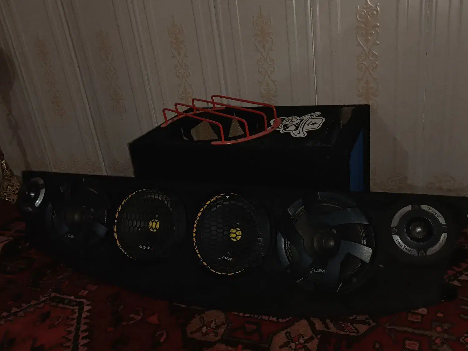 سیستم پخش‌پایونیر‌میدرنج‌ آمپیلی‌ طاقچه‌ ساب‌ باکس|قطعات یدکی و لوازم جانبی|رباط‌کریم, رباط‌کریم|دیوار