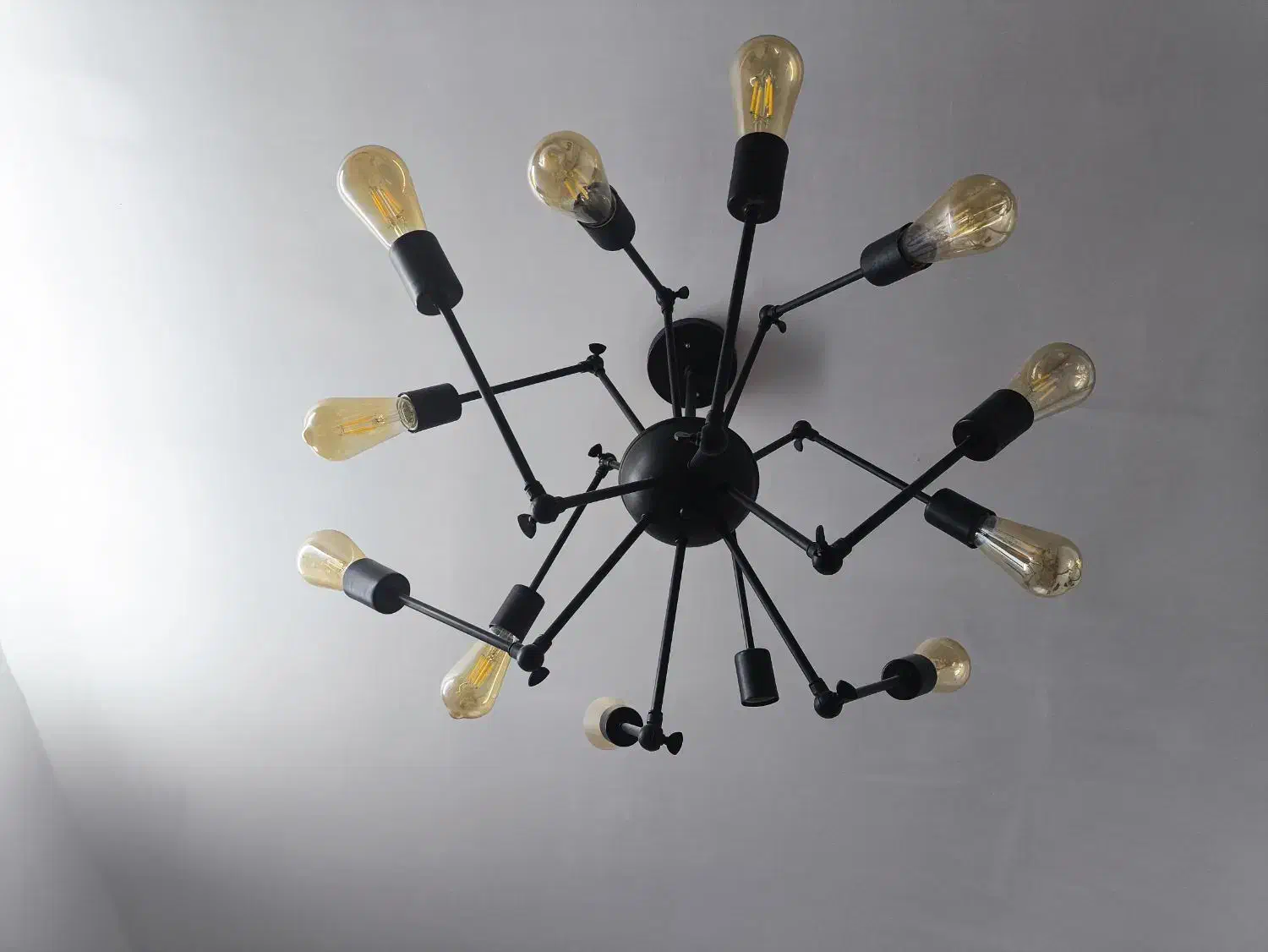 لوستر مدرن طرح عنکبوتی|لوستر و چراغ آویز|سبزوار, چهارراه فرودگاه|دیوار