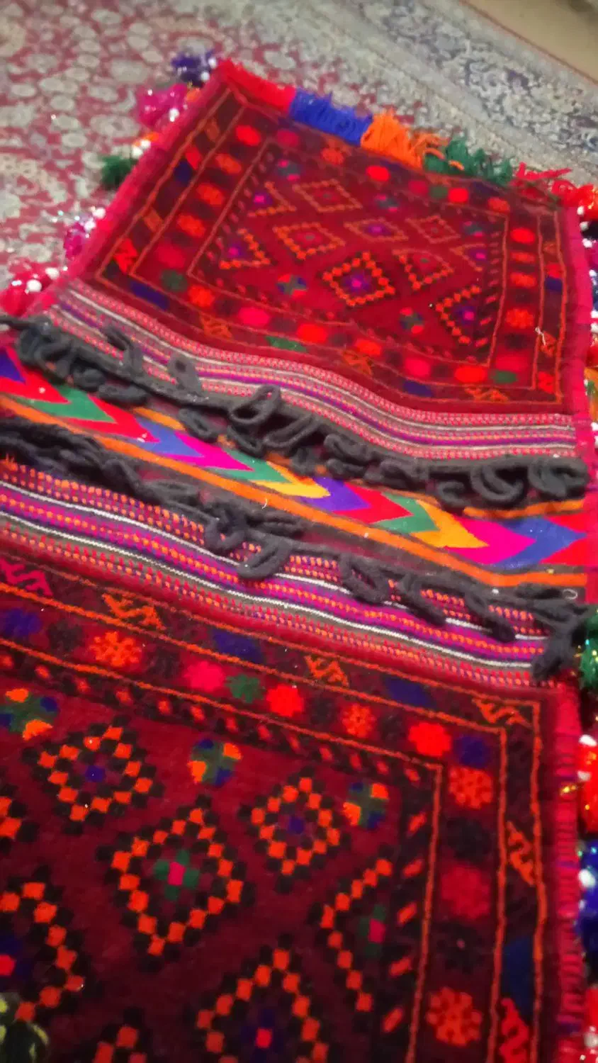 خورجین دست بافت قالیچی|گلیم، جاجیم، گبه|اصفهان, پینارت|دیوار