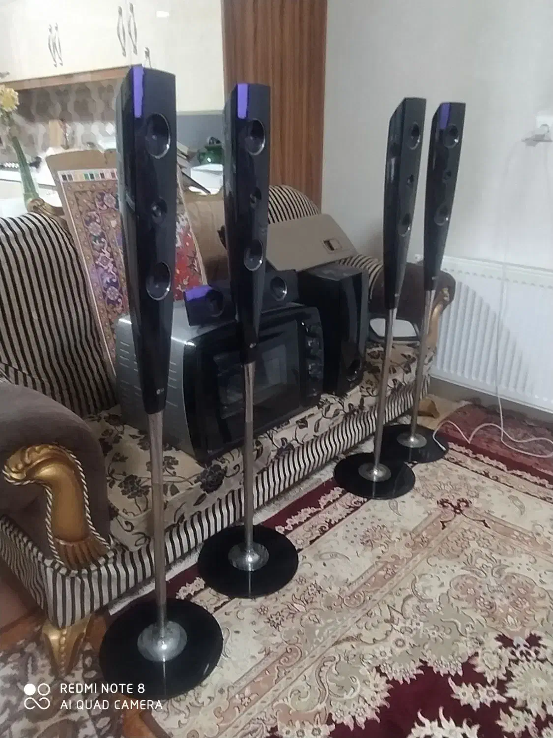 سینمای خانواده ، ۴ باند ایستاده و دو باند همراه ،|سیستم صوتی خانگی|نسیمشهر, |دیوار