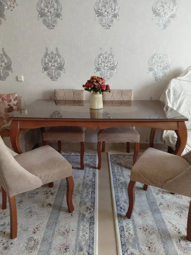 میز ناهار خوری ۶ نفره|میز و صندلی غذاخوری|تهران, مینیسیتی (شهرک نفت)|دیوار