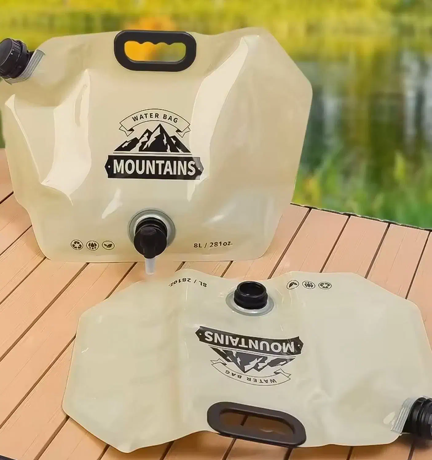 گالن آب ۸ لیتری تاشو پرداخت درب منزل|ظروف نگهدارنده، پلاستیکی، یکبارمصرف|تهران, حر|دیوار