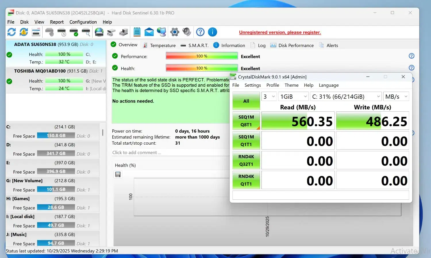 فروش ssd 1 ترابایت|قطعات و لوازم جانبی رایانه|شهرکرد, |دیوار