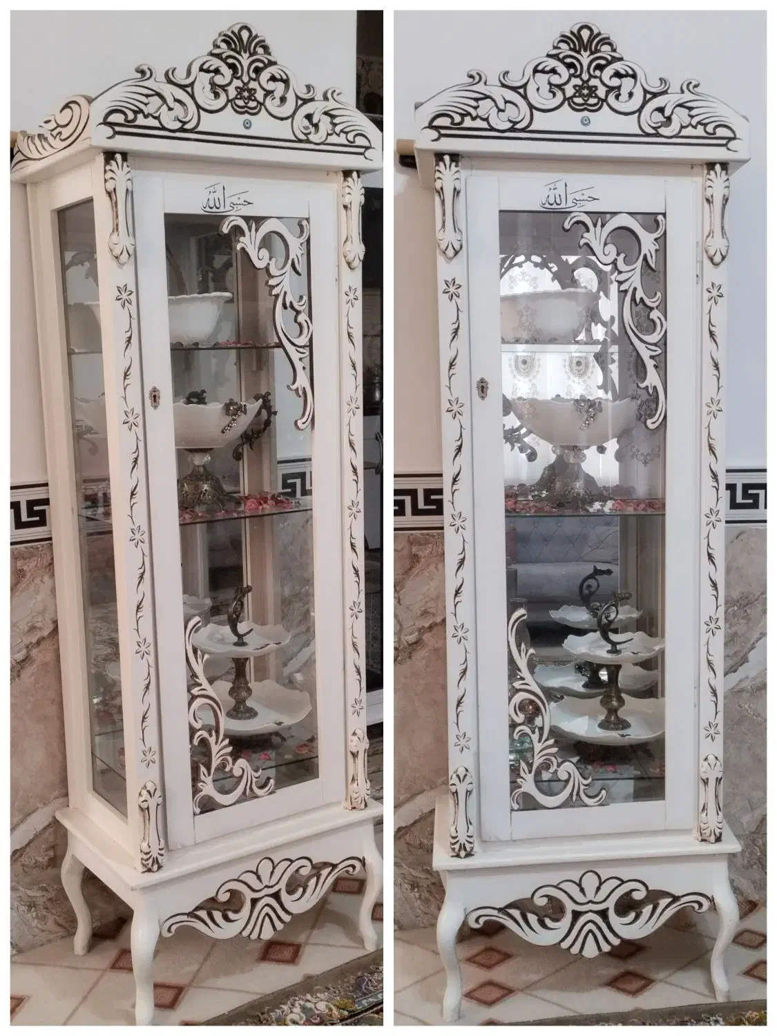 گنجه نو وسالم|بوفه، ویترین، کنسول|فریمان, |دیوار