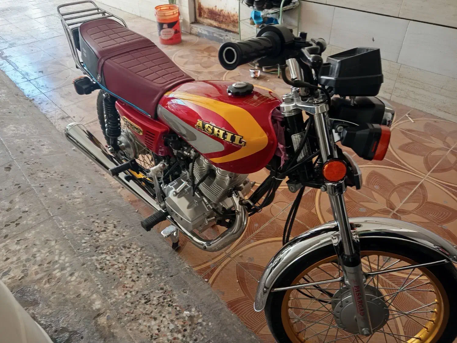 موتور اشیل درحد صفر|موتورسیکلت|اهواز, شریعتی جنوبی|دیوار